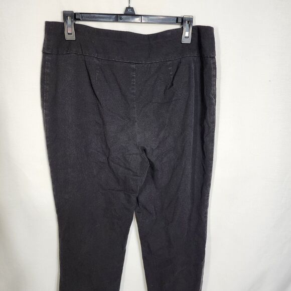 Fabulously Slimming Chicos Womens Pants Size 1 Med 8 Ankle Pull On 4 Way Stretch - Picture 6 of 10